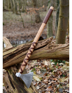 Norwegian cast steel ax with engravings (Type M) 2