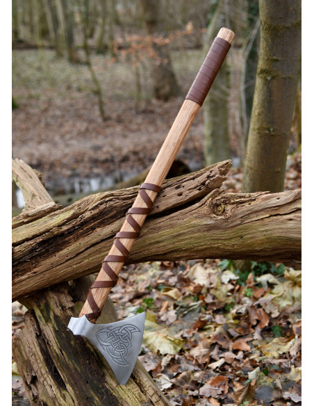 Norwegian cast steel ax with...