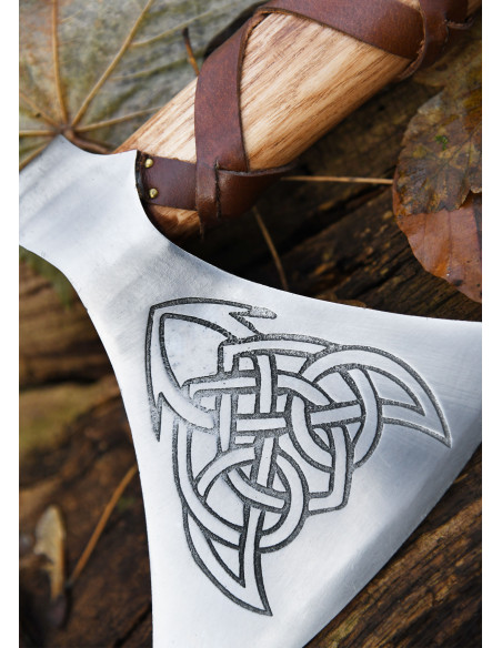 Norwegian cast steel ax with...