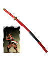 Red Samurai decorative katana (104 cm.)