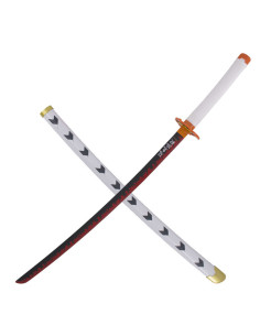 Katana in bamboo Rengoku Kyoujurou Demon Slayer (97 cm.)