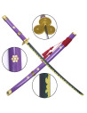 Lilac decorative katana Enma from Zoro, One Piece (97 cm.)