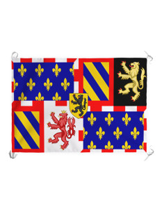 Burgundy Quartered Medieval Banner (70x100 cms.)