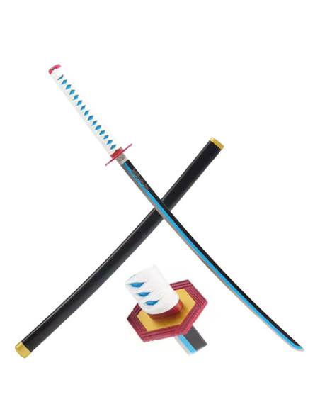 Blue decorative katana Giyu Tomioka,...