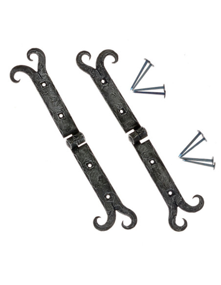 Set 2 medieval hinges with beard in...