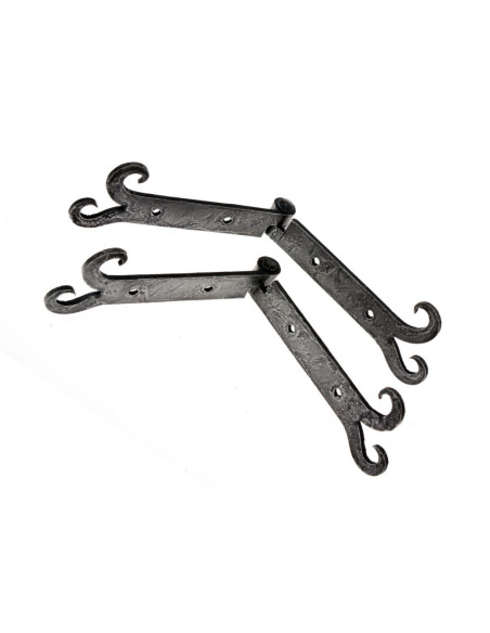 Set 2 medieval hinges with beard in...