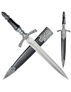 Decorative dagger Templar symbols (42 cm.)