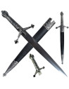 Medieval dagger decorated fleur de lys (40 cm.)