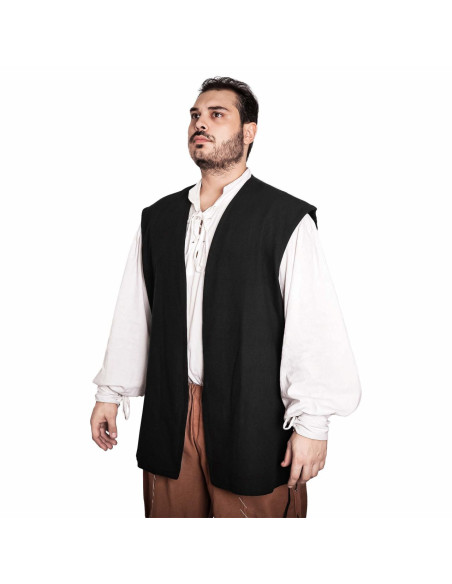 Sea Hunters Pirate Vest - Black