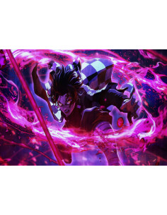 Banner-Flag Demon Slayer by Tanjiro Kamado (70x100 cms.) 2