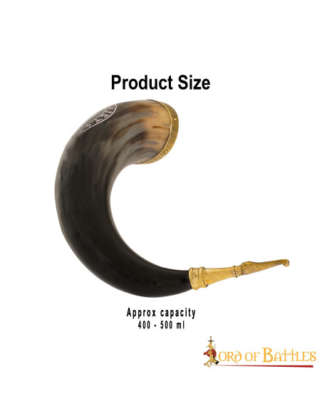 Algiz Viking Horn to drink (400-500 ml.)