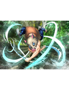 Banner-Flag Demon Slayer by Inosuke Hashibira (70x100 cms.) 2