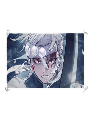 Banner-Flag Demon Slayer of Tengen Uzui (70x100 cms.)
 Material-Satin