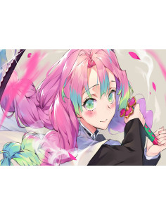 Banner-Flag Mitsuri Kanroji Kimetsu No Yaiba (70x100 cms.) 2