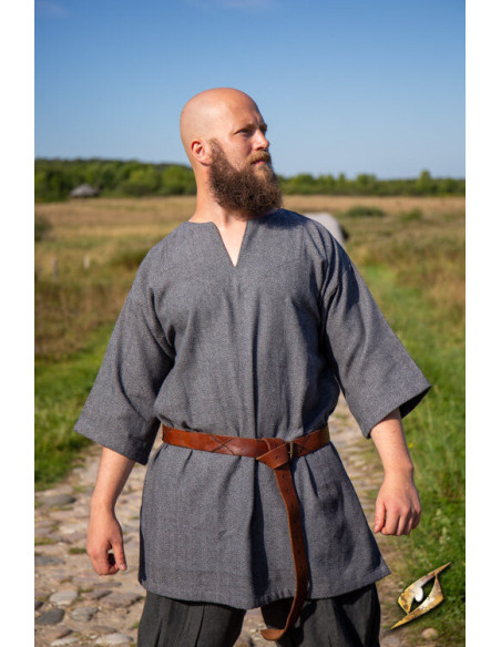 Norse-Viking Arvid Tunic in Gray