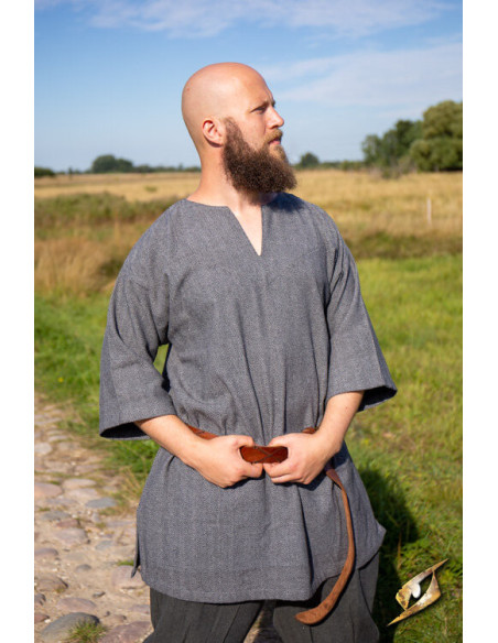 Norse-Viking Arvid Tunic in Gray
