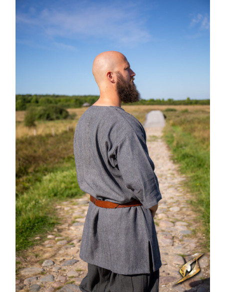Norse-Viking Arvid Tunic in Gray