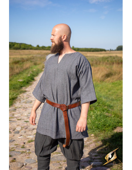 Norse-Viking Arvid Tunic in Gray