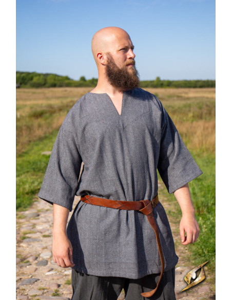 Norse-Viking Arvid Tunic in Gray