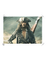 Banner-Pirate Flag Jack Sparrow in Pirates of the Caribbean (100 x 70 cm.)