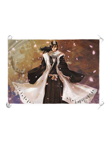 Banner-Flag Senbonzakura Kuchiki Byakuya (100 x 70 cm.)
 Material-Satin