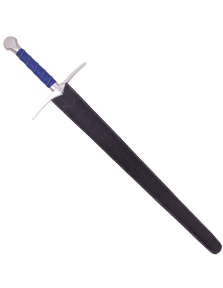 Medieval sword training hand and a...