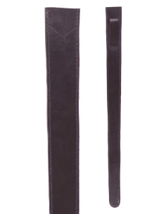 Robust leather scabbard for one-handed sword (77 cm.)