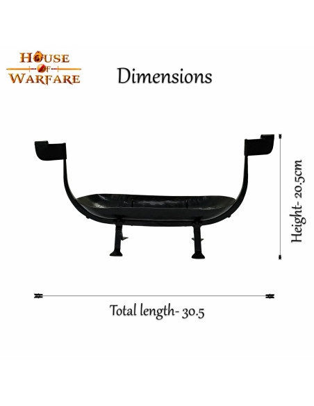 Viking ship wrought iron candle...