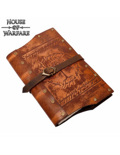 Middle-earth journal in handmade leather (23x16.5 cm.)