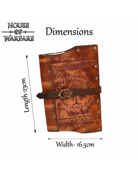 Middle-earth journal in handmade...