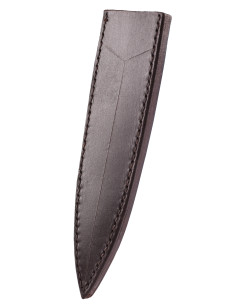Leather scabbard for medieval boots dagger (17.5 cm.)