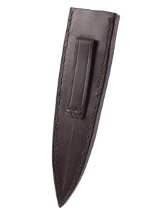 Leather scabbard for medieval boots dagger (17.5 cm.) 2