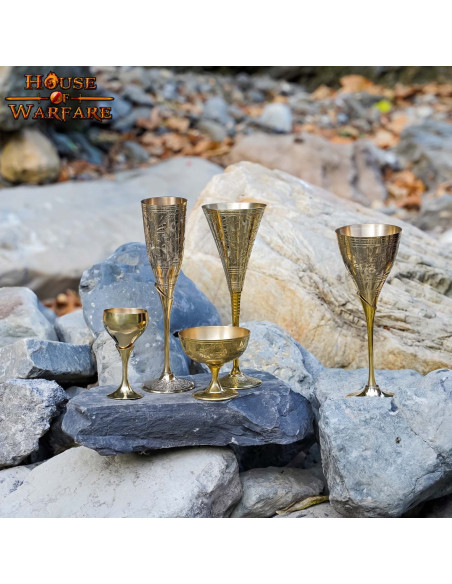 Champagne glass for medieval princely...