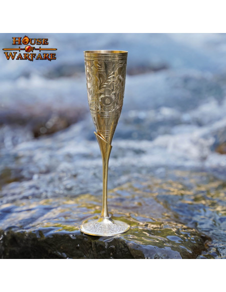 Champagne glass for medieval princely...