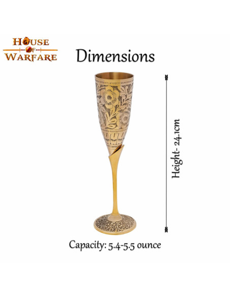 Champagne glass for medieval princely...