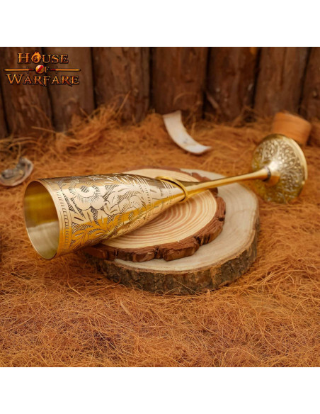 Champagne glass for medieval princely...