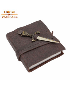 Small medieval diary with mini-dagger (5x6.3 cm.)