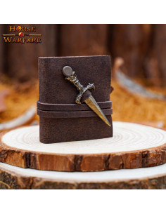 Small medieval diary with mini-dagger (5x6.3 cm.) 2