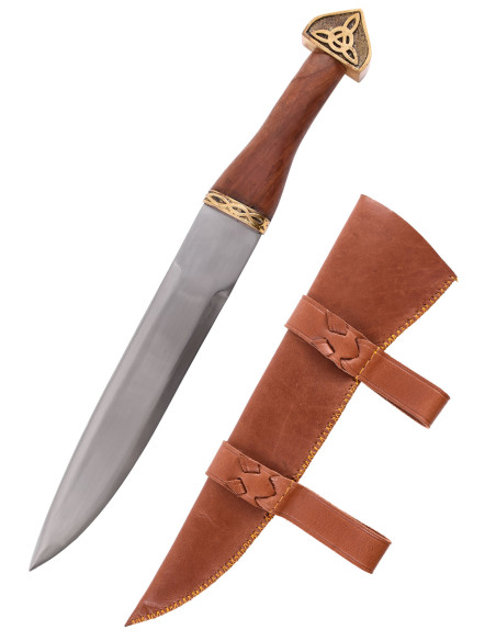 Viking Seax dagger, with leather...