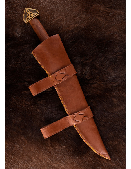 Viking Seax dagger, with leather...