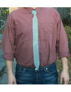 Medieval tie with chainmail rings (51 cm.)