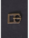 Medieval period belt buckle number 11, in brass
