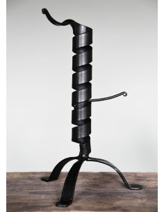 Adjustable braided medieval candlestick (30 cm.) 2