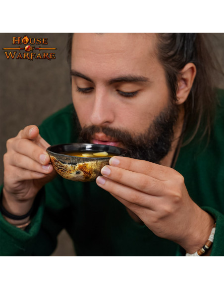 Horn bowl for medieval parties (10.5...