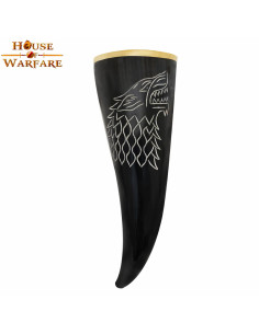 Fenrir Wolf Horn to drink in a horn shaft (250-300 ml.)
