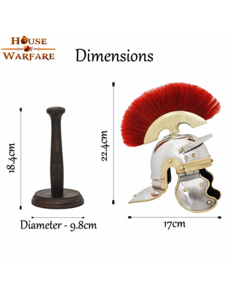 Mini Roman legionary helmet with...