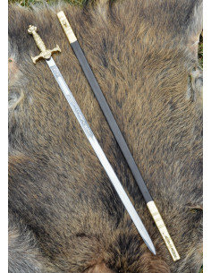 Freemason ceremonial sword with scabbard (88 cm.)