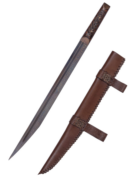 Seax de Beagnoth knife, gold and...