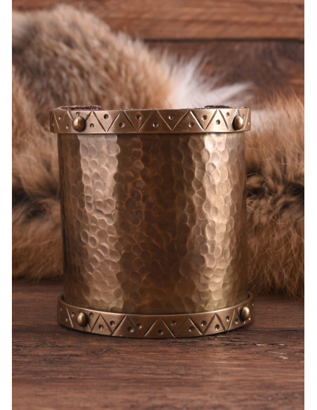 Celtic brass bracelet (9.5 cm)