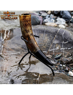 Wrought iron support for horns (15x20 cm.) 2